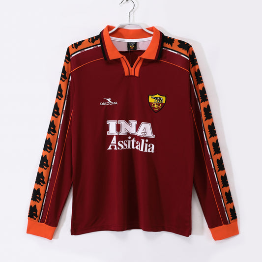 AS Roma Retro Long Sleeve Diadora Jersey