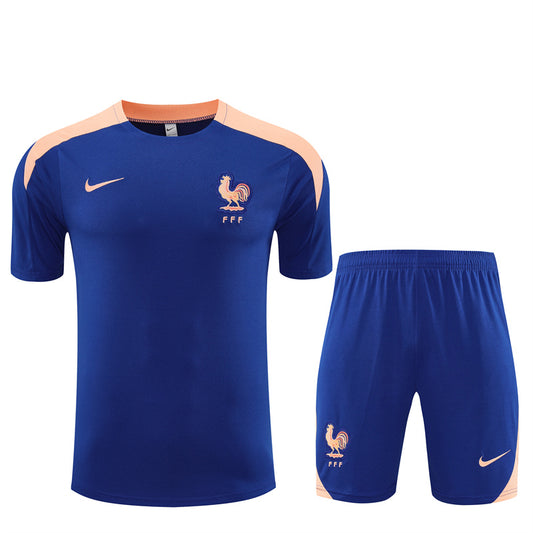 Nike France FFF Training Kit with Contrast Shoulder Detail
