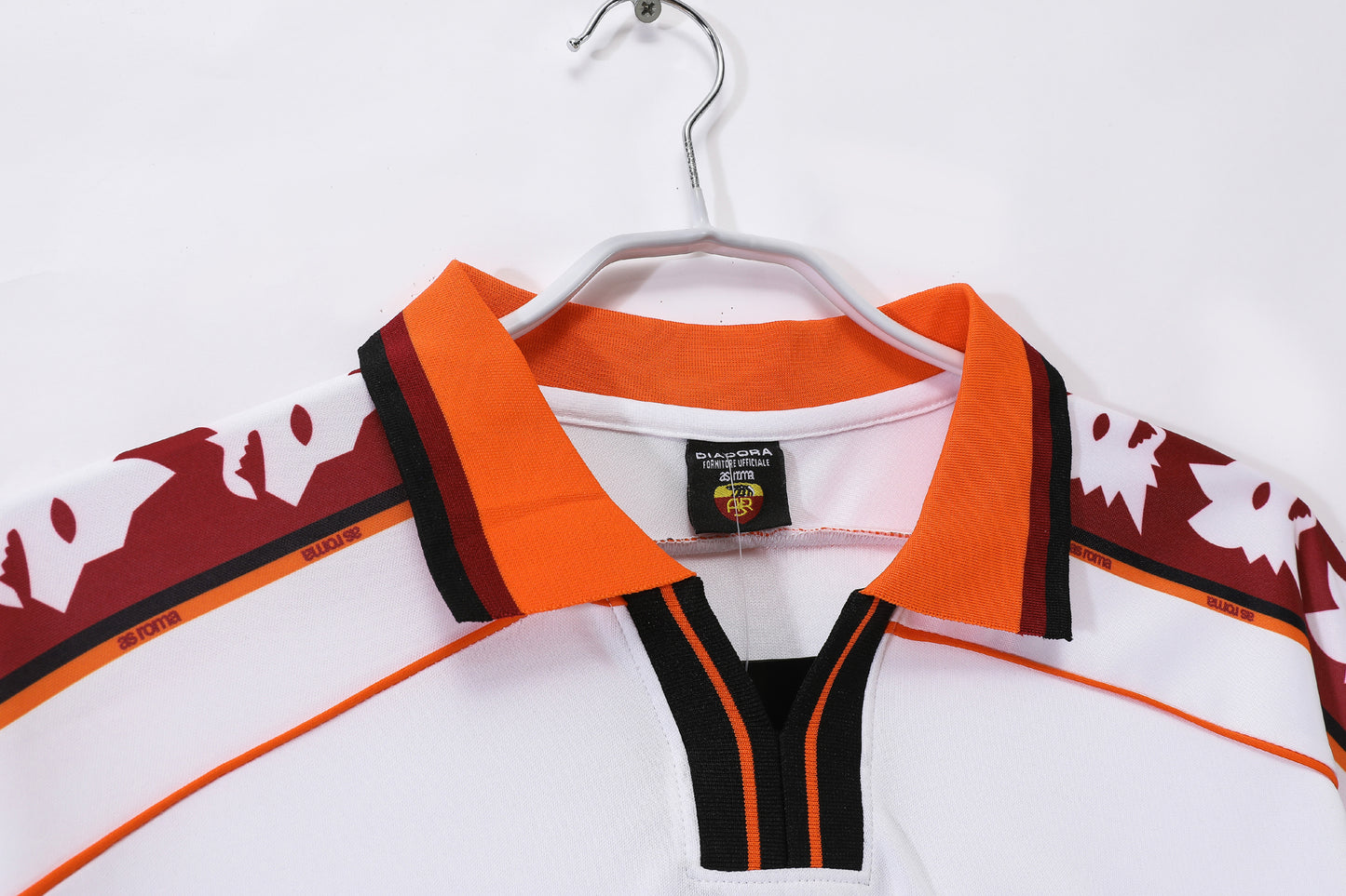 AS Roma Diadora INA Assitalia Short Sleeve Retro Jersey