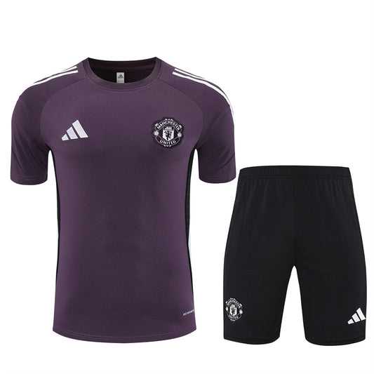 Manchester United Training Kit - Short Sleeve Jersey & Shorts Set