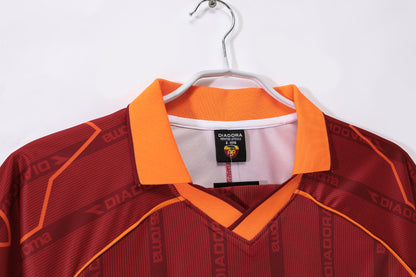 AS Roma 2002-03 Home Jersey by Diadora – INA Assitalia Edition