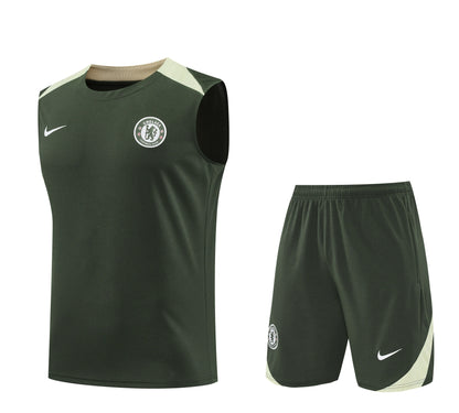 Chelsea FC Sleeveless Training Kit Set – Official Nike Edition