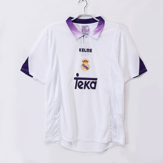 Real Madrid 1998-1999 Home Football Shirt by Kelme