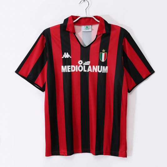 AC Milan Retro Short Sleeve Home Jersey