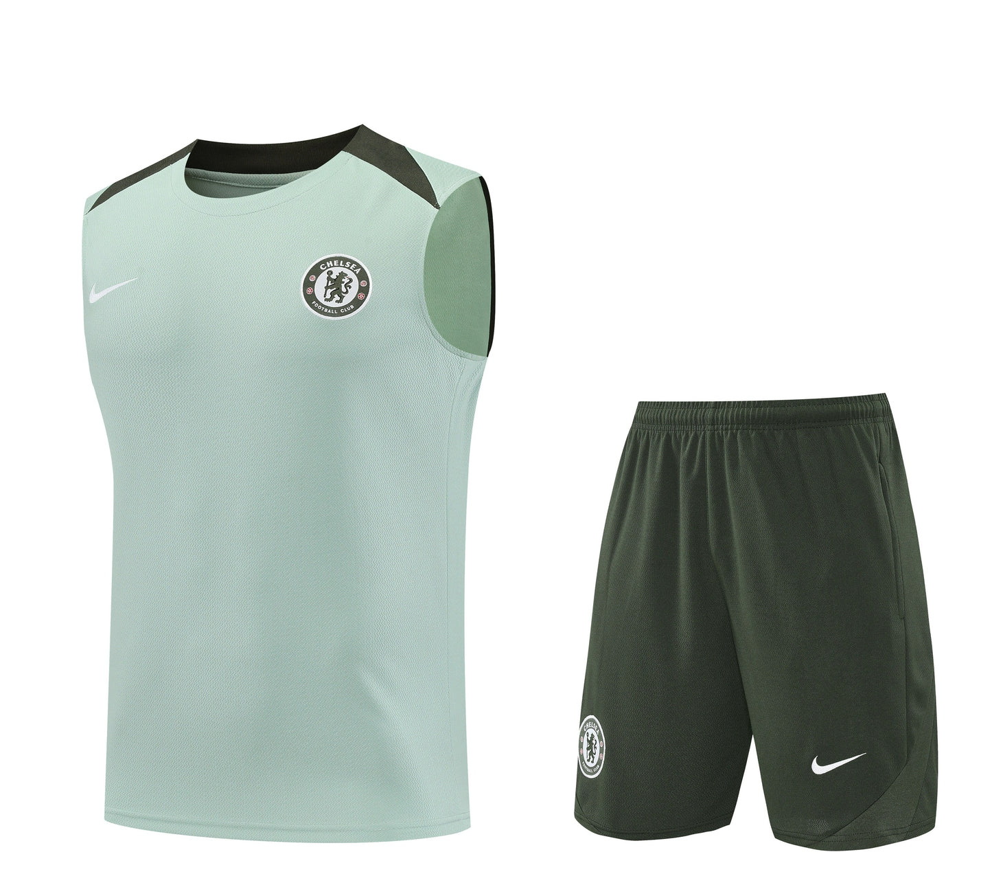 Chelsea FC Sleeveless Training Kit with Elastic Shorts